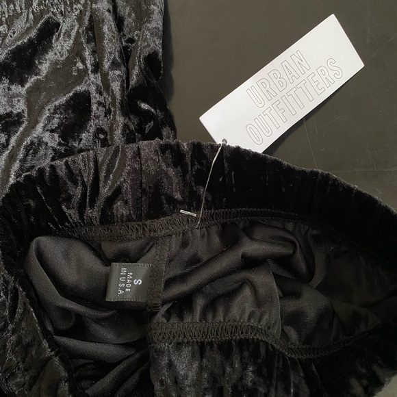 Velvet black joggers - Picture 3 of 3